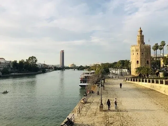 Guadalquivir River and Golden Tower Seville