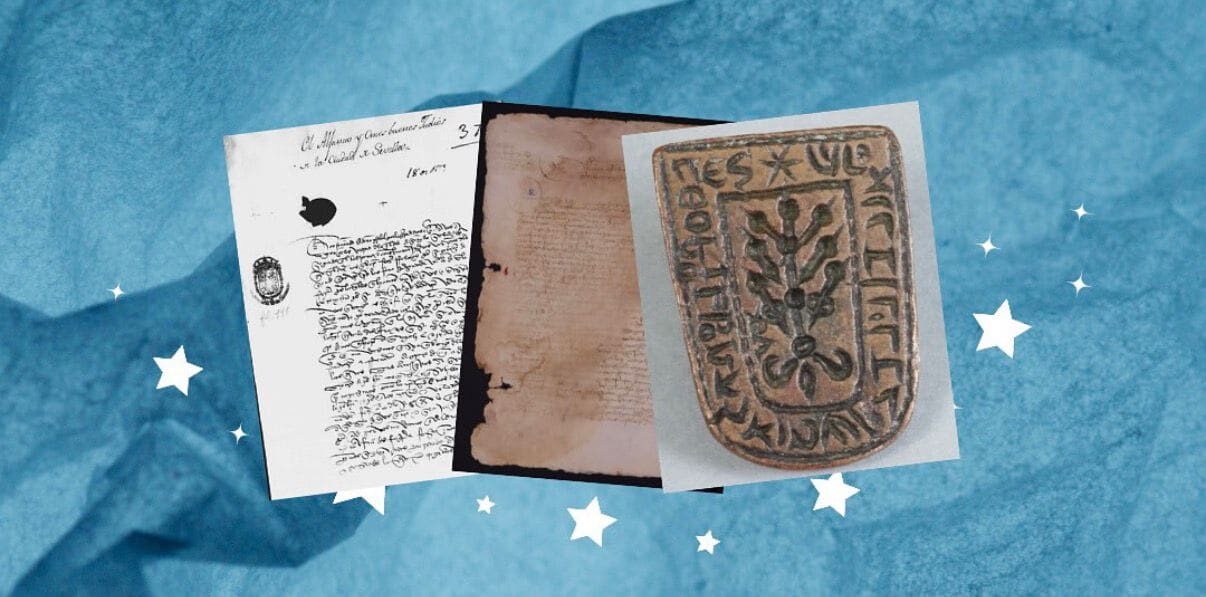 Medieval manuscripts and a Sephardic seal recalling the Jewish heritage of Seville